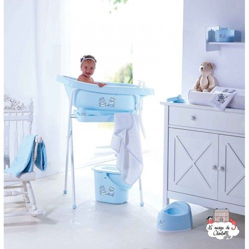 Cape de bain - Little Mice - Blanc - BBJ-capmice - bébé-jou - Trousses et linge de bain - Le Nuage de Charlotte