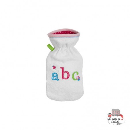 Hot water bottle cover - ABC - BBJ-wbabc - bébé-jou - Bath linen - Le Nuage de Charlotte