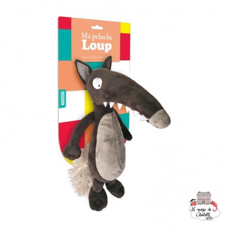 Ma peluche Loup - AUZ-9782733859193 - Editions Auzou - Loup, Mademoiselle Yeti, ... - Le Nuage de Charlotte