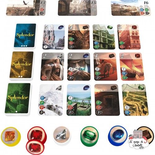 Splendor - Ext. - Les Cités De Splendor - SPC-191076 - Space Cowboys - Board Games - Le Nuage de Charlotte