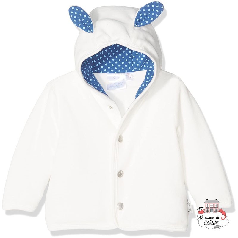 Hooded Jacket Stanley the Sheep - STE-5611628-903 - Sterntaler - Jackets - Le Nuage de Charlotte