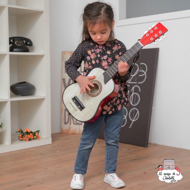 Guitare de Luxe - Naturelle - NCT-10304 - New Classic Toys - Musique - Le Nuage de Charlotte