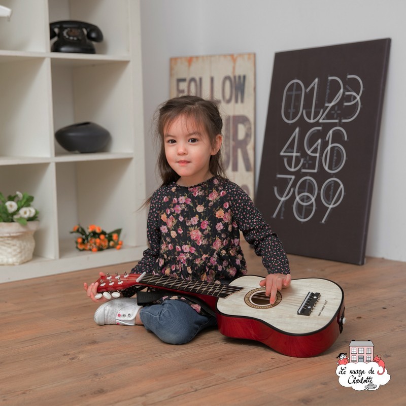 Guitare de Luxe - Naturelle - NCT-10304 - New Classic Toys - Musique - Le Nuage de Charlotte