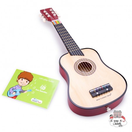 Guitar de luxe - Natural - NCT-10304 - New Classic Toys - Music - Le Nuage de Charlotte