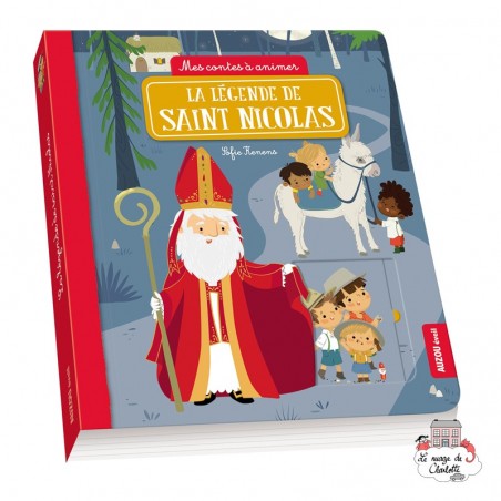 Mes contes à animer - La légende de saint Nicolas - AUZ-9782733853542 - Editions Auzou - Albums et Contes Classiques - Le Nua...