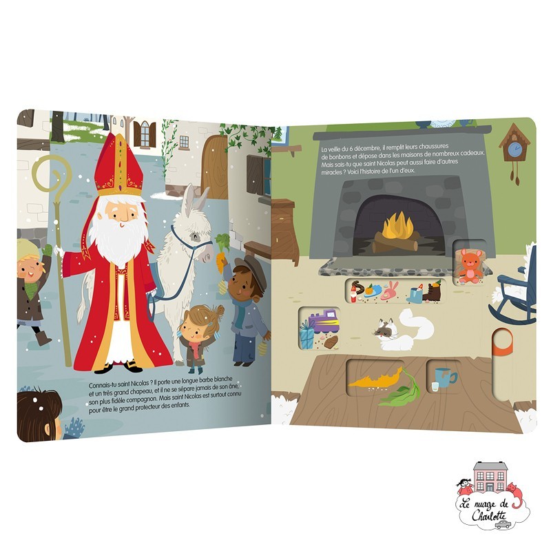 Mes contes à animer - La légende de saint Nicolas - AUZ-9782733853542 - Editions Auzou - Albums et Contes Classiques - Le Nua...