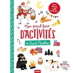 Mon grand livre d'activités de Saint-Nicolas - Plus de 30 jeux et 200 coloriages ! - AUZ-9782733875735 - Editions Auzou - Act...