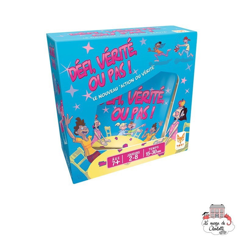 Défi, Vérité ou Pas! - TOP-TOPI91087 - Topi Games - Board Games - Le Nuage de Charlotte