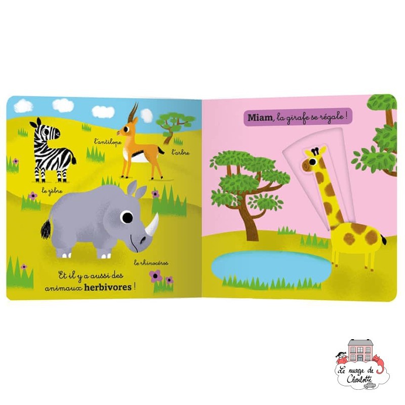 Mon Anim'agier - La jungle et savane - AUZ-9782733857212 - Editions Auzou - Imagiers / Éveil - Le Nuage de Charlotte