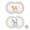 MAM Original 6+ - Pack 2 sucettes - MAM-3916582b - MAM - Biberons et tétines - Le Nuage de Charlotte