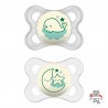 MAM Original Night 0+ - Pack 2 pacifiers - MAM-3916608a - MAM - Baby bottles and pacifiers - Le Nuage de Charlotte