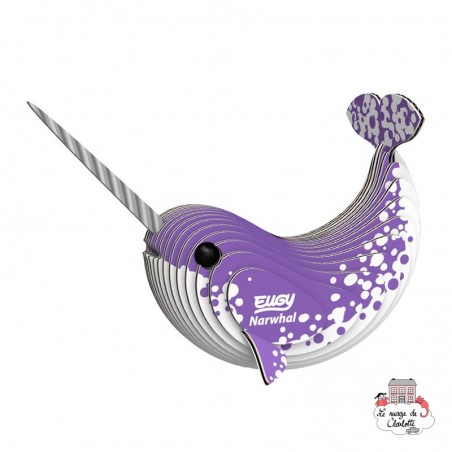 Eugy 033 - Narwhal - EUG-5313998 - dodoland - Maquettes en carton - Le Nuage de Charlotte