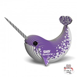 Eugy 033 - Narwhal - EUG-5313998 - dodoland - Maquettes en carton - Le Nuage de Charlotte