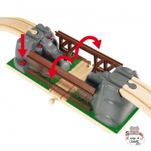 Pont catastrophe - BRI-33391 - Brio - Petits trains en bois - Le Nuage de Charlotte