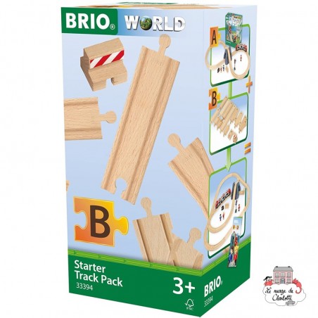 Starter Track Pack - Pack B - BRI-33394 - Brio - Wooden Railway and Trains - Le Nuage de Charlotte