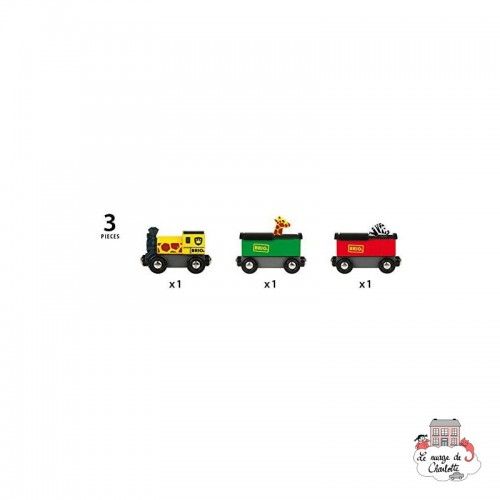 Train Safari - BRI-33722 - Brio - Petits trains en bois - Le Nuage de Charlotte