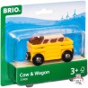 Wagon transport de bétail - BRI-33406 - Brio - Petits trains en bois - Le Nuage de Charlotte