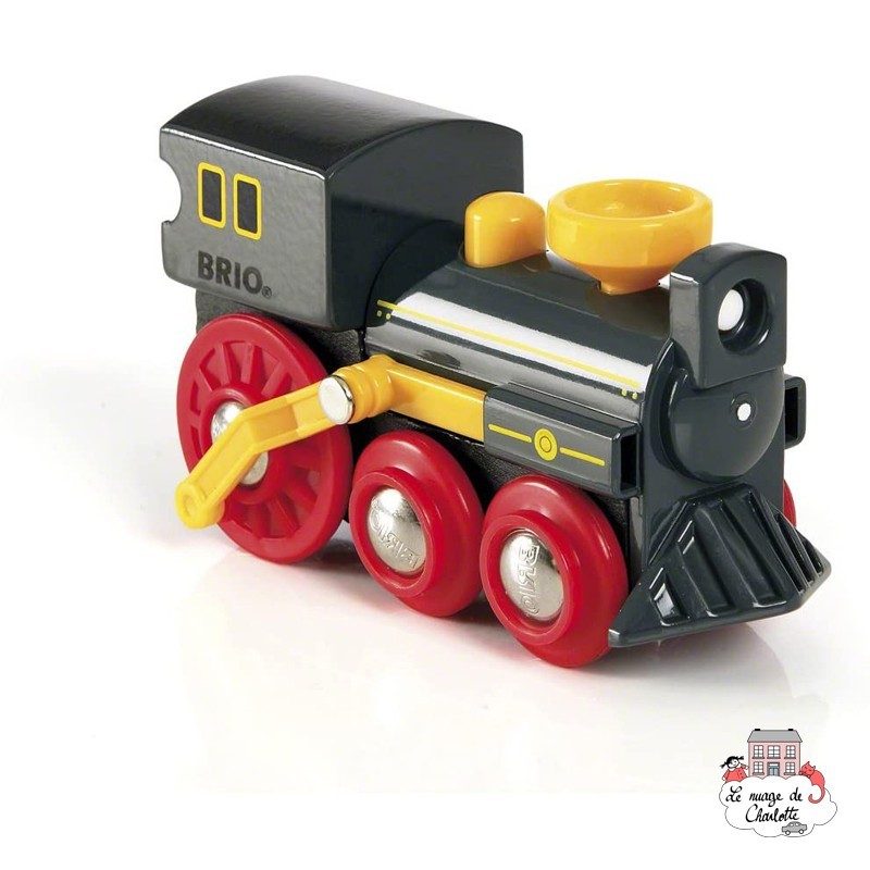 Grande locomotive à vapeur - BRI-33617 - Brio - Petits trains en bois - Le Nuage de Charlotte