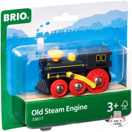 Grande locomotive à vapeur - BRI-33617 - Brio - Petits trains en bois - Le Nuage de Charlotte