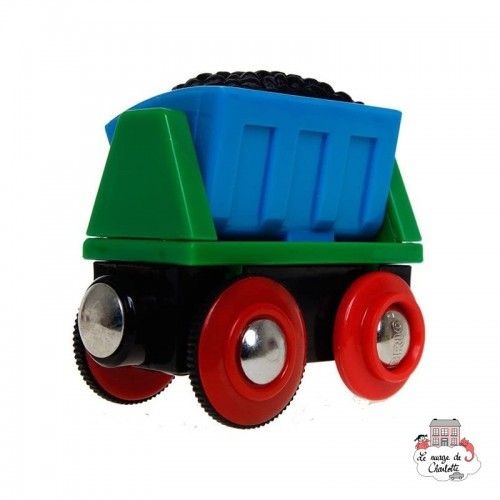 Train de marchandises avec lumière - BRI-33319 - Brio - Petits trains en bois - Le Nuage de Charlotte