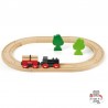 Petit circuit de trains en forêt - BRI-33042 - Brio - Petits trains en bois - Le Nuage de Charlotte