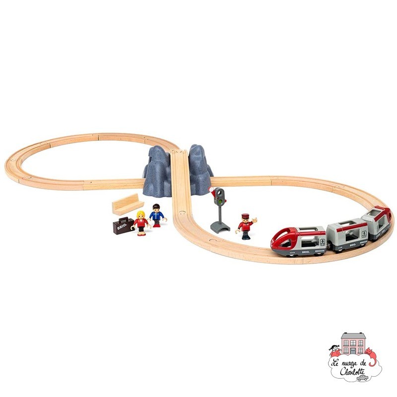 Railway Starter Set - Pack A - BRI-33773 - Brio - Wooden Railway and Trains - Le Nuage de Charlotte