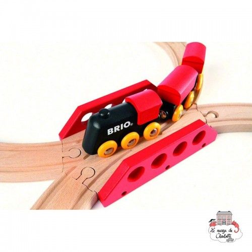 Circuit tradition en 8 - BRI-33028 - Brio - Petits trains en bois - Le Nuage de Charlotte