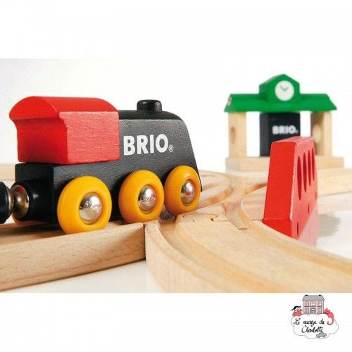 Circuit tradition en 8 - BRI-33028 - Brio - Petits trains en bois - Le Nuage de Charlotte