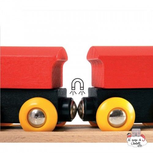 Circuit tradition en 8 - BRI-33028 - Brio - Petits trains en bois - Le Nuage de Charlotte