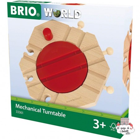 Mechanical Turntable - BRI-33361 - Brio - Wooden Railway and Trains - Le Nuage de Charlotte