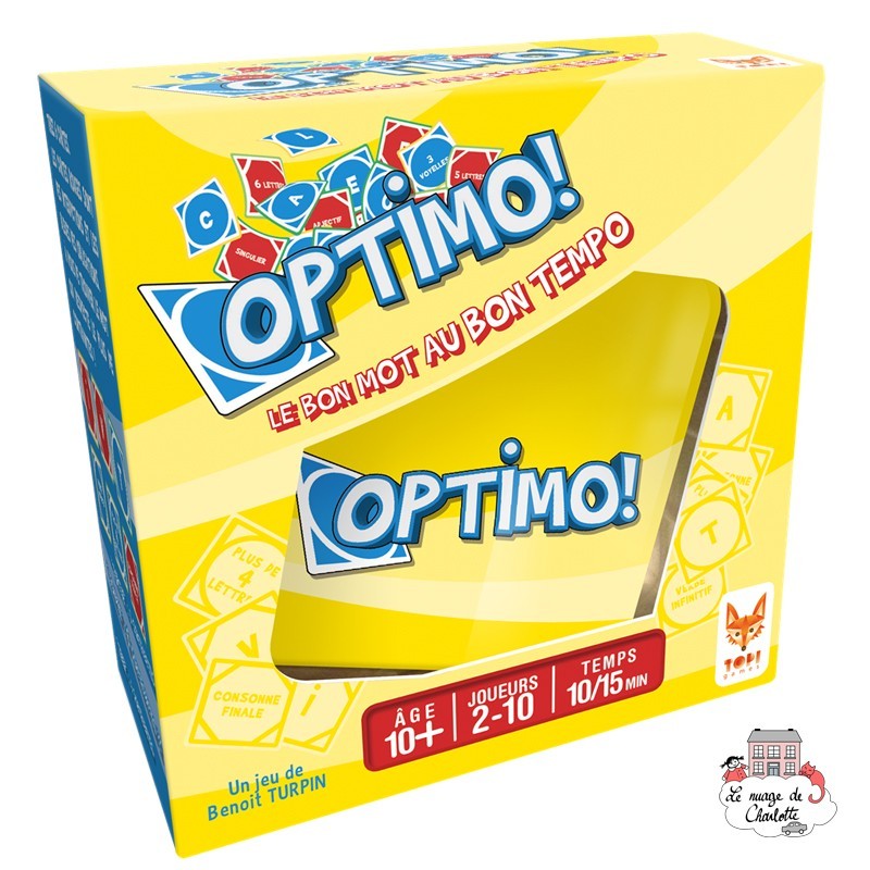 OPTIMO ! - TOP-TOPI90158 - Topi Games - pour les plus grands - Le Nuage de Charlotte