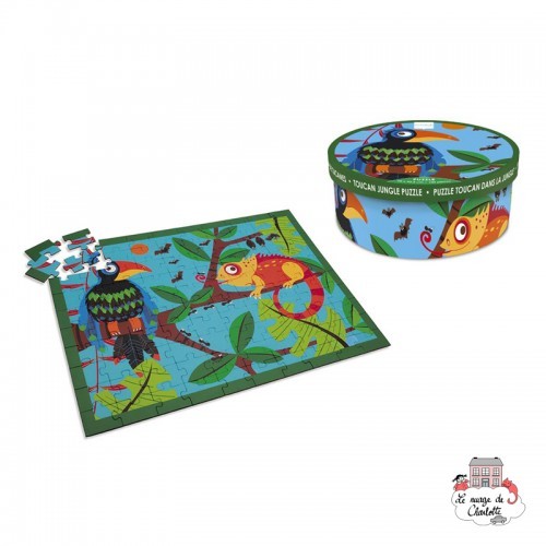 Puzzle Toucan dans la Jungle - SCR-6181092 - Scratch - Puzzles pour les plus grands - Le Nuage de Charlotte