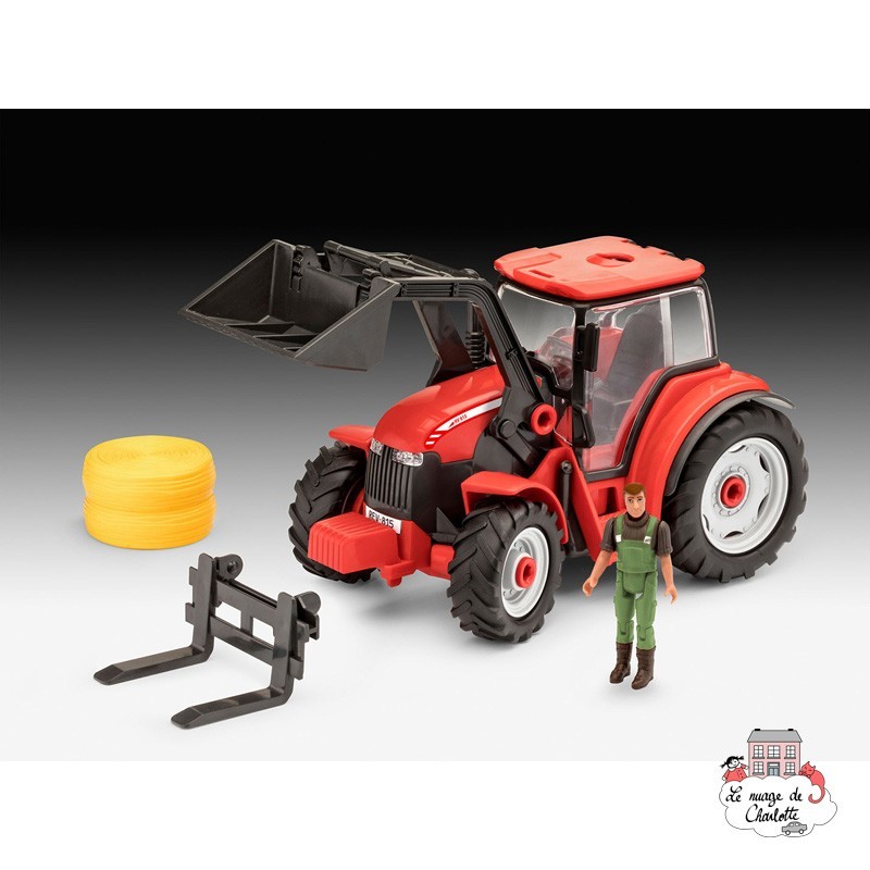 Junior Kit - Tractor with Loader - REV-00815 - Revell - Kit to assemble - Le Nuage de Charlotte