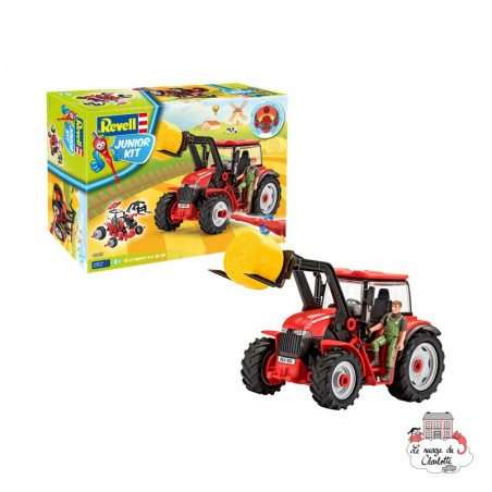 Junior Kit - Tractor with Loader - REV-00815 - Revell - Kit to assemble - Le Nuage de Charlotte