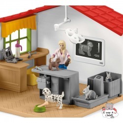 Clinique vétérinaire avec animaux domestique - SCH-42502 - Schleich - Schleich - Le Nuage de Charlotte