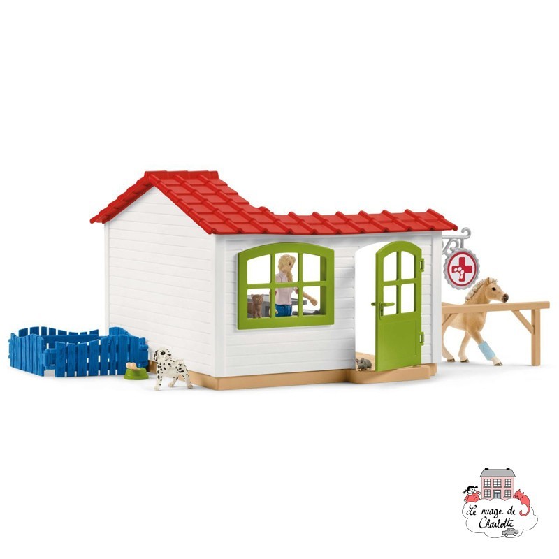 Clinique vétérinaire avec animaux domestique - SCH-42502 - Schleich - Schleich - Le Nuage de Charlotte