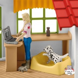 Clinique vétérinaire avec animaux domestique - SCH-42502 - Schleich - Schleich - Le Nuage de Charlotte