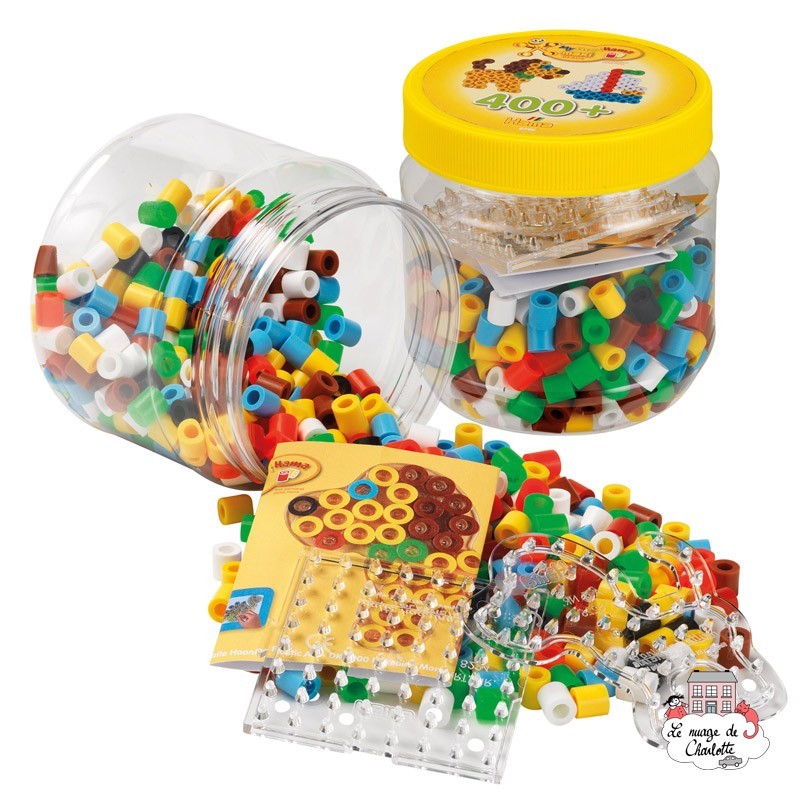 Maxi Beads and pegboard in tub - HAM-8790 - Hama - Ironing Beads - Le Nuage de Charlotte