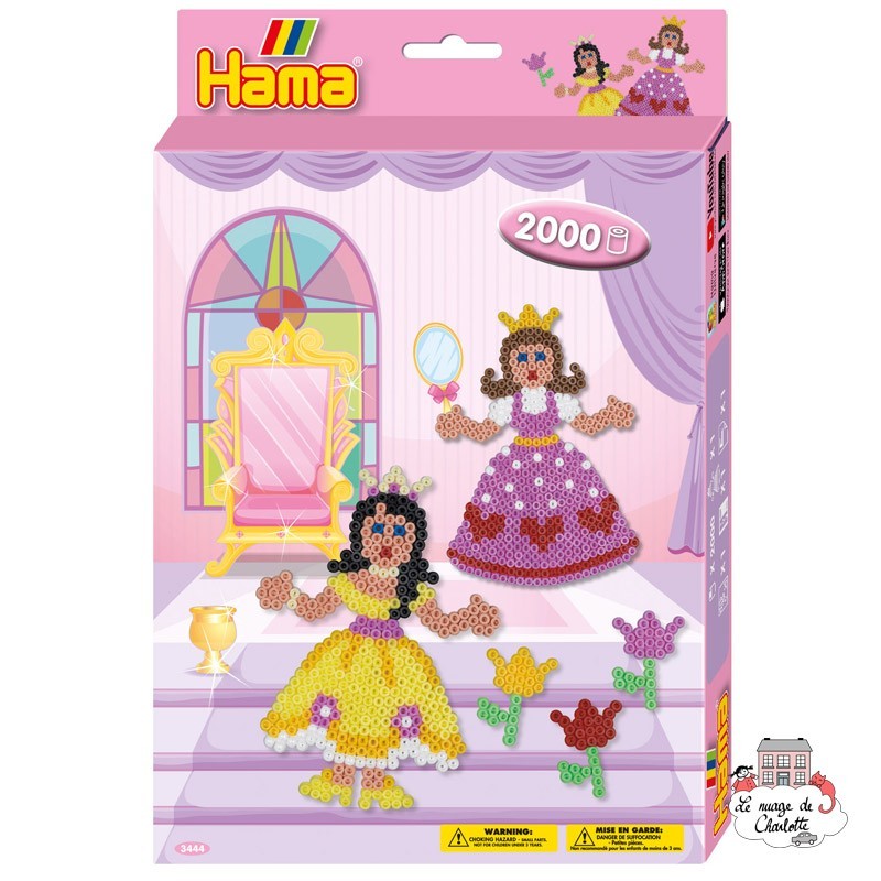 Kit de perles Midi - Princesses - HAM-3444 - Hama - Perles à repasser - Le Nuage de Charlotte