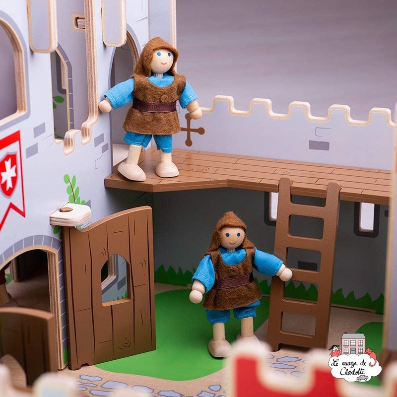 Château du roi George - BIG-JT154 - Bigjigs - Figurines et accessoires - Le Nuage de Charlotte