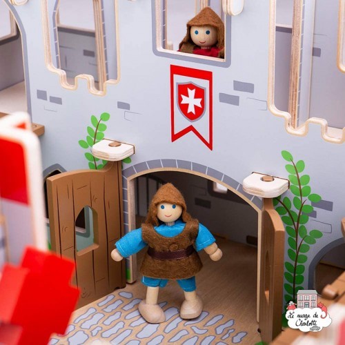 Château du roi George - BIG-JT154 - Bigjigs - Figurines et accessoires - Le Nuage de Charlotte