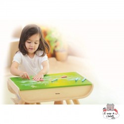 Table et Chaise - PLT-8700 - PlanToys - Meubles pour enfants - Le Nuage de Charlotte