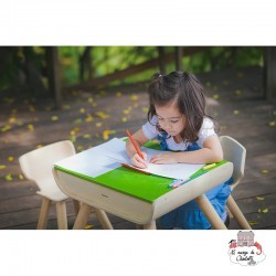 Table et Chaise - PLT-8700 - PlanToys - Meubles pour enfants - Le Nuage de Charlotte