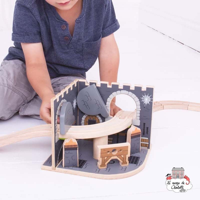 Le Cachot - BIG-BJT268 - Bigjigs - Petits trains en bois - Le Nuage de Charlotte