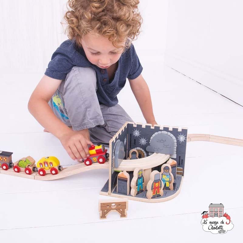 Le Cachot - BIG-BJT268 - Bigjigs - Petits trains en bois - Le Nuage de Charlotte