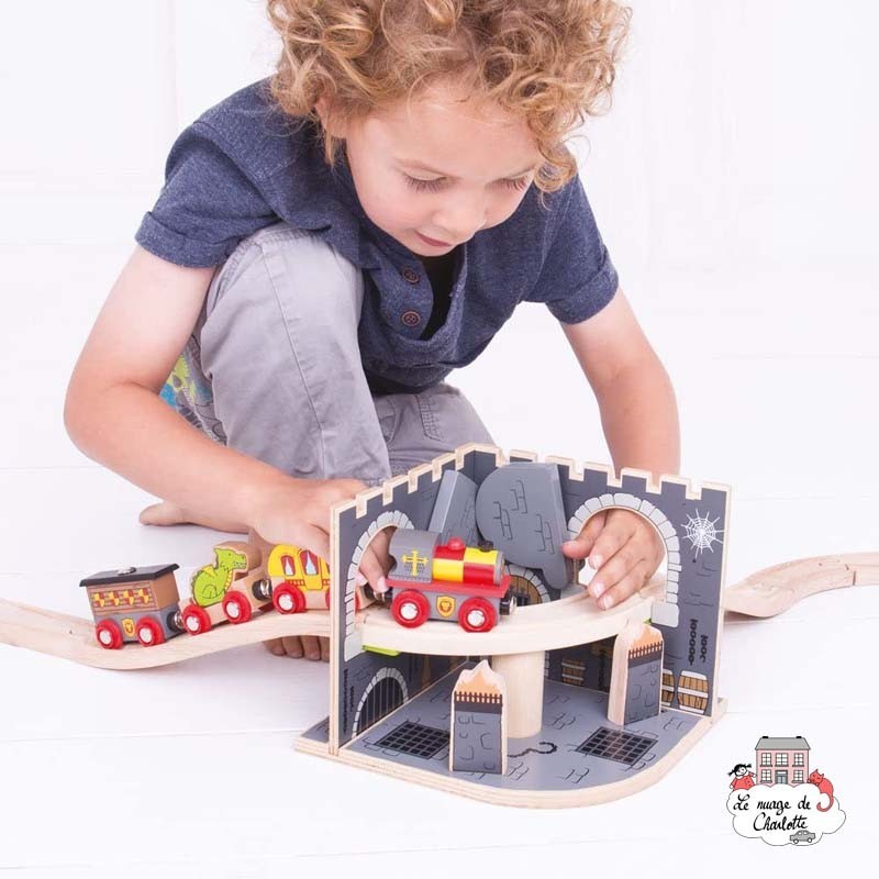 Le Cachot - BIG-BJT268 - Bigjigs - Petits trains en bois - Le Nuage de Charlotte