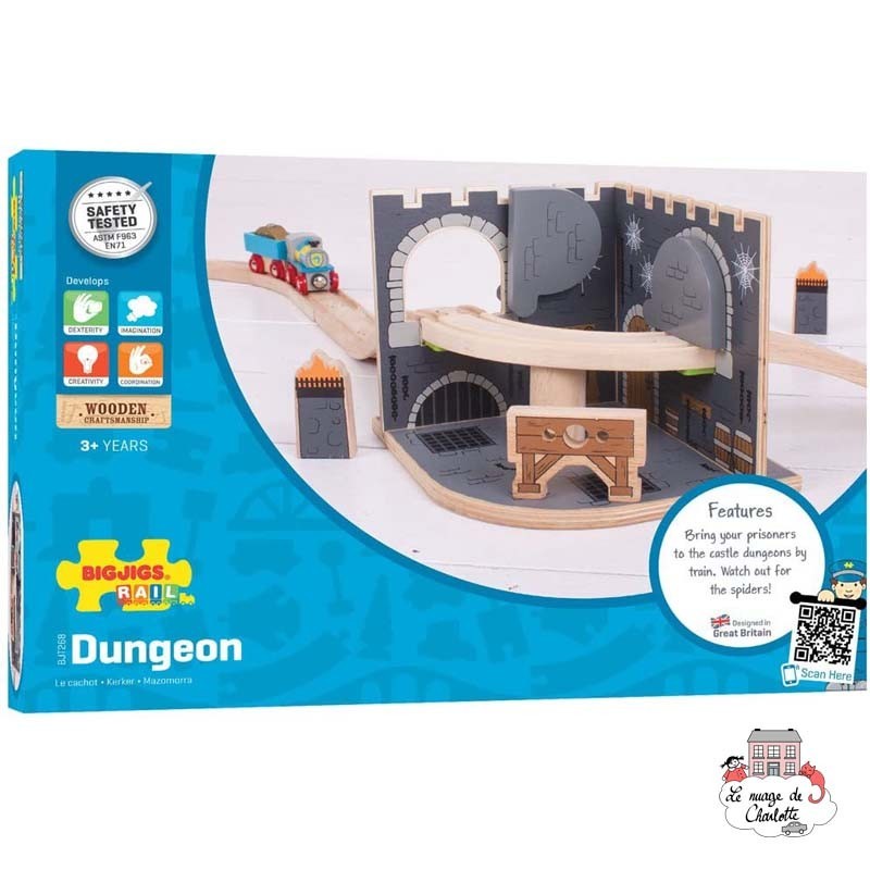 Dungeon - BIG-BJT268 - Bigjigs - Wooden Railway and Trains - Le Nuage de Charlotte