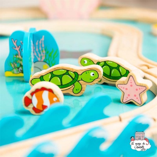 bigjigs rail mermaid train table