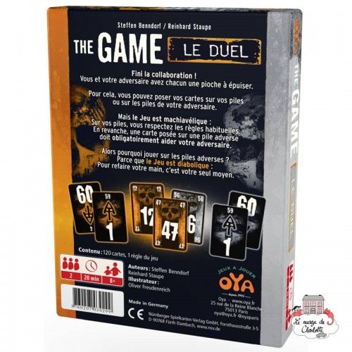 The Game - Le Duel - OYA-00525 - Oya - Jeux de société - Le Nuage de Charlotte