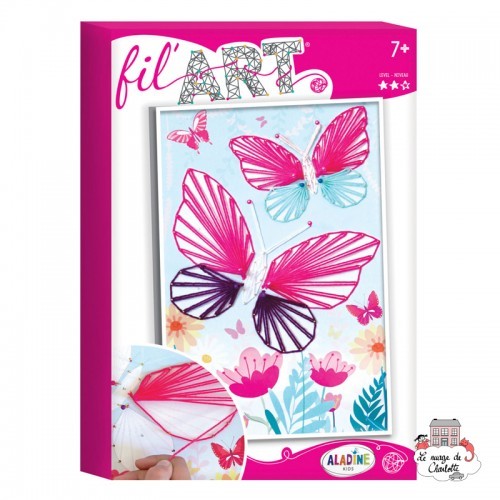 Fil'Art - Butterfly - ALA-47204 - AladinE - Creative boxes - Le Nuage de Charlotte